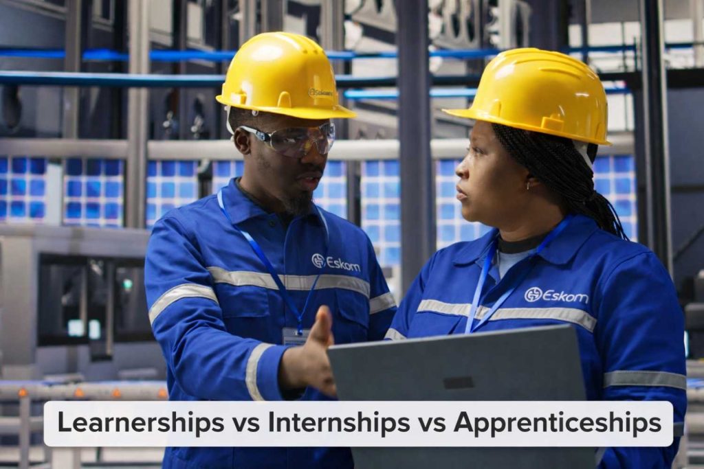 Learnerships vs Internships vs Apprenticeships