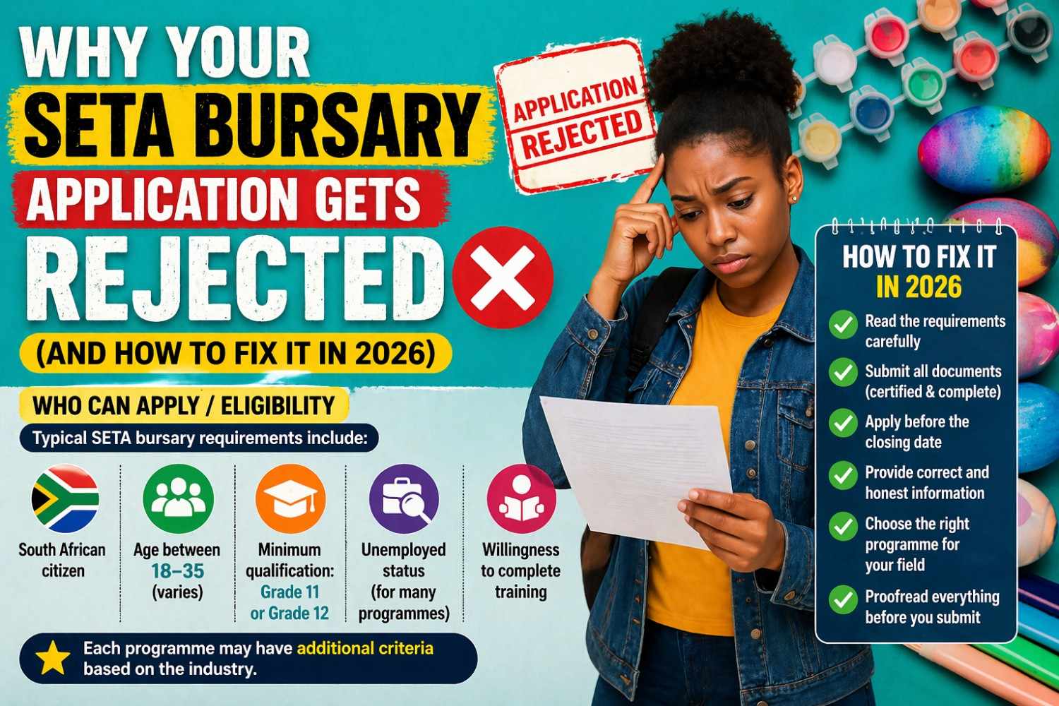 SETA Bursary Application