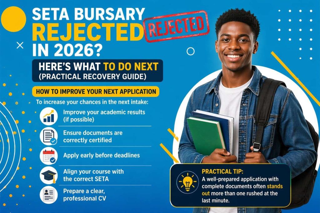 SETA Bursary Rejected 2026