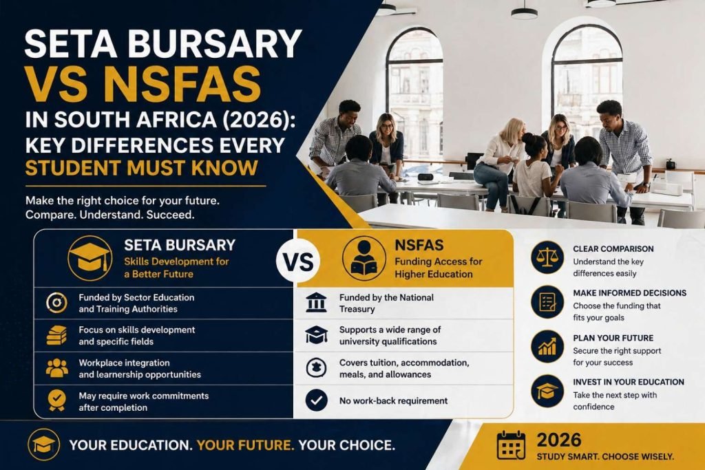 SETA Bursary vs NSFAS