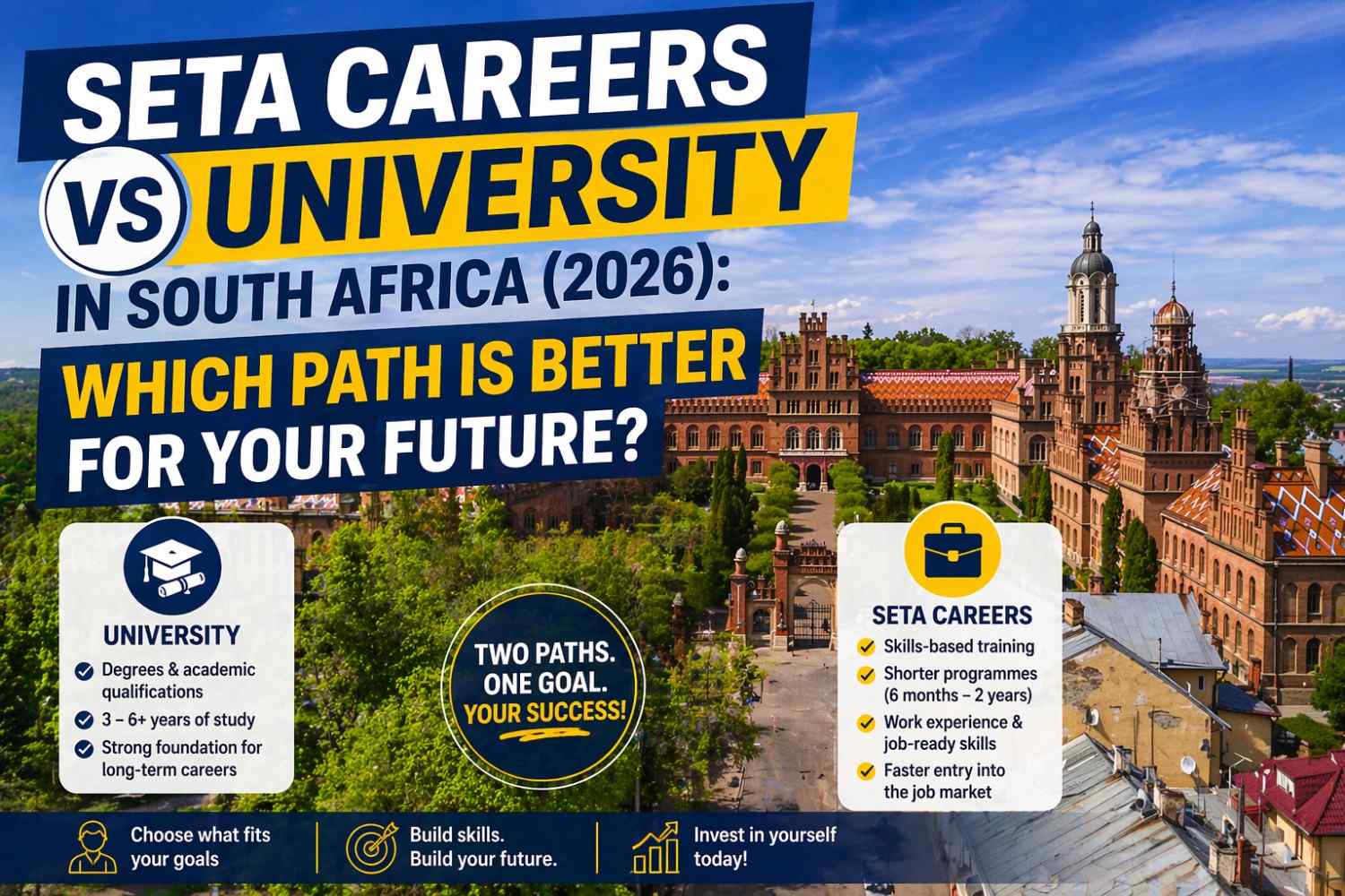 SETA Careers vs University in South Africa