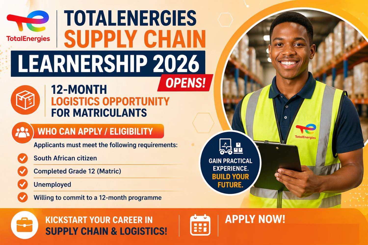TotalEnergies Supply Chain Learnership 2026