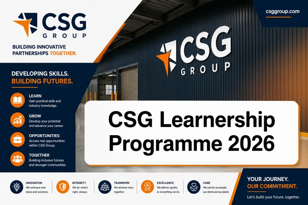 CSG Learnership Programme 2026