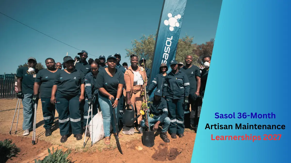 SASOL Maintenance Learnerships 2027