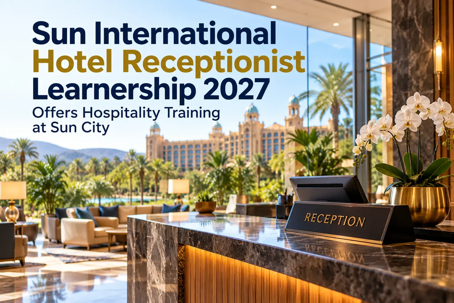 Hotel Receptionist Learnership 2027